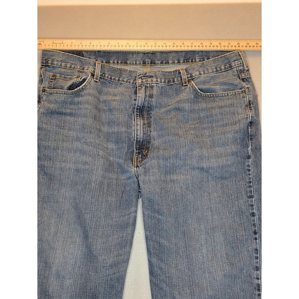 Levis 550 Relaxed Fit Mens Jeans Medium Wash Blue Denim 42x29 Cotton Pants - Picture 2 of 7